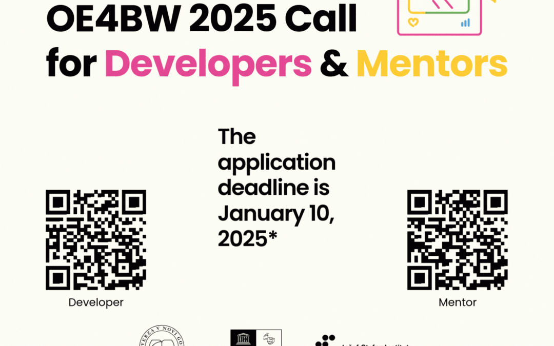 2025 Call for OER developers and mentors is now open!