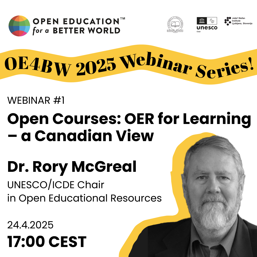 OE4BW 2025 Webinar 1: Open Courses: OER for Learning - a Canadian view