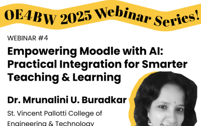 Webinar 4: Empowering Moodle with AI: Practical Integration for Smarter Teaching and Learning